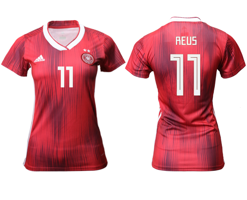 2019-20-Germany-11-REUS-Away-Women-Soccer-Jersey