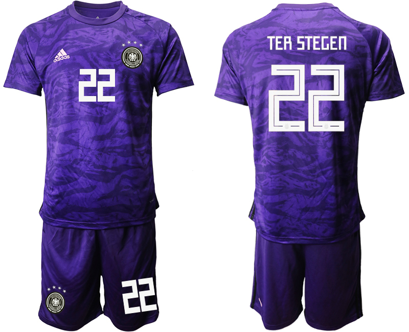 2019-20-Germany-22-TER-STEGEN-Purple-Goalkeeper-Soccer-Jersey