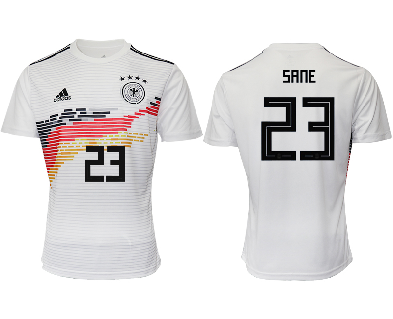 2019-20-Germany-23-SANE-Home-Thailand-Soccer-Jersey
