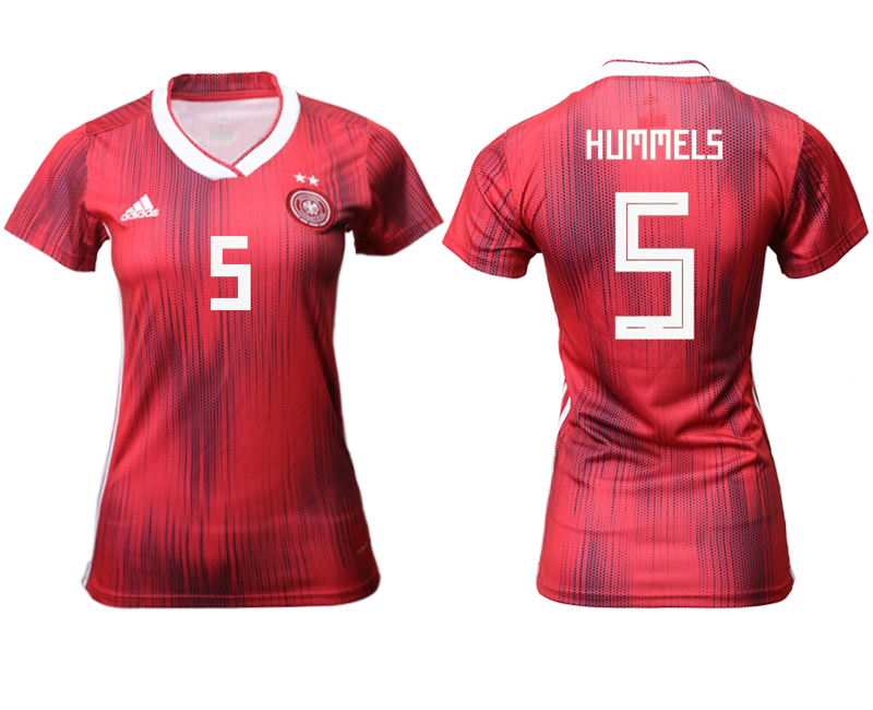 2019-20-Germany-5-HUMMELS-Away-Women-Soccer-Jersey