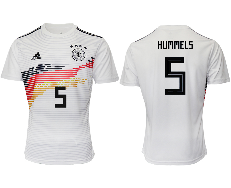 2019-20-Germany-5-HUMMELS-Home-Thailand-Soccer-Jersey