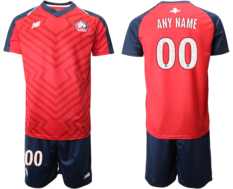 2019-20 Lille OSC Customized Home Soccer Jersey