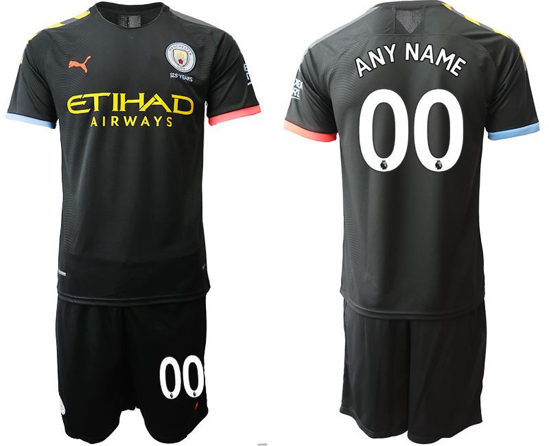 2019-20 Manchester City Customized Away Soccer Jersey