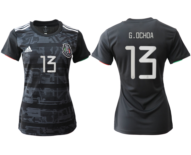 2019-20-Mexico-13-G.OCHOA-Home-Women-Soccer-Jersey