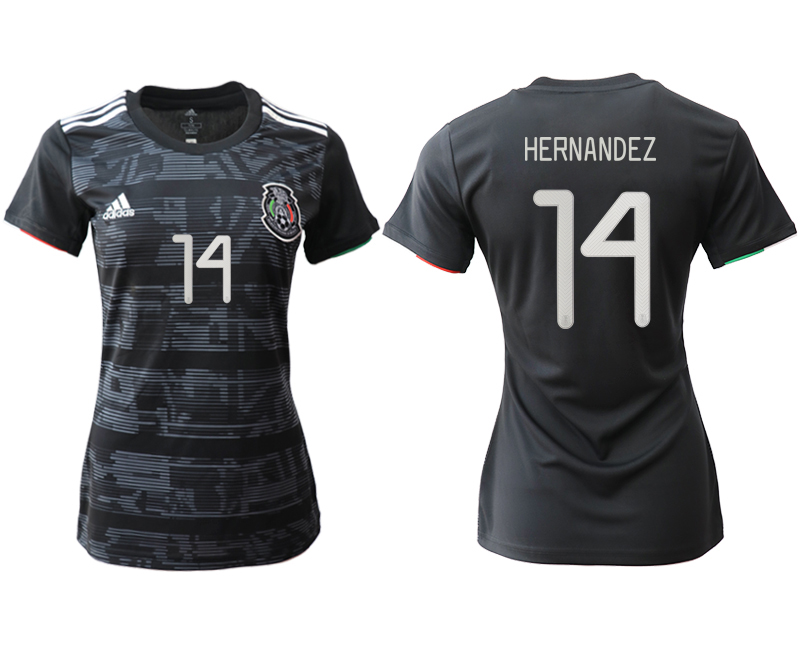 2019-20-Mexico-14-HERNANDEZ-Home-Women-Soccer-Jersey