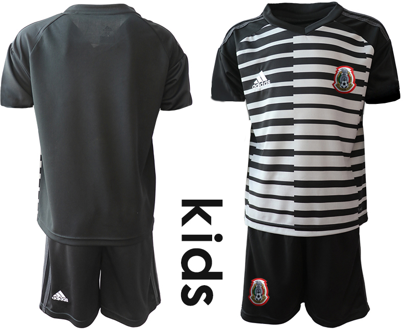 2019-20-Mexico-Black-Youth-Goalkeeper-Soccer-Jersey