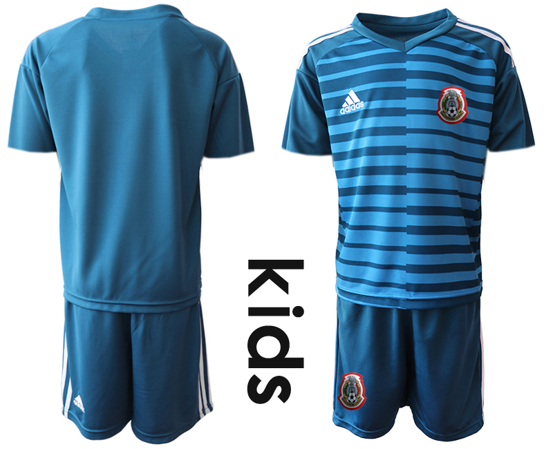 2019-20-Mexico-Blue-Youth-Goalkeeper-Soccer-Jersey