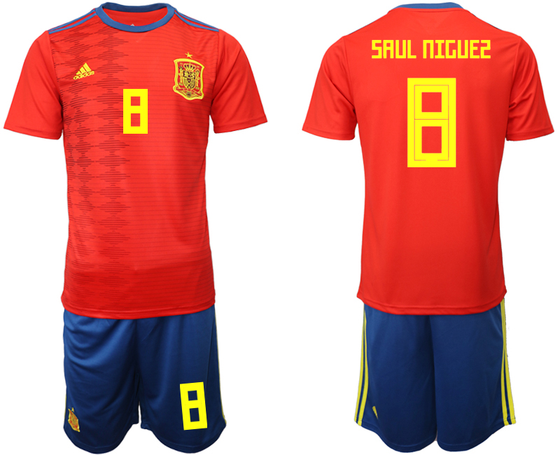 2019-20-Spain-8-SAUL-NIGUES-Home-Soccer-Jersey