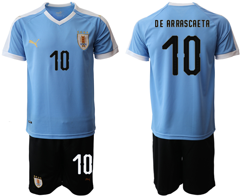 2019-20-Uruguay-10-DE-AR-RASCAE-TA-Home-Soccer-Jersey