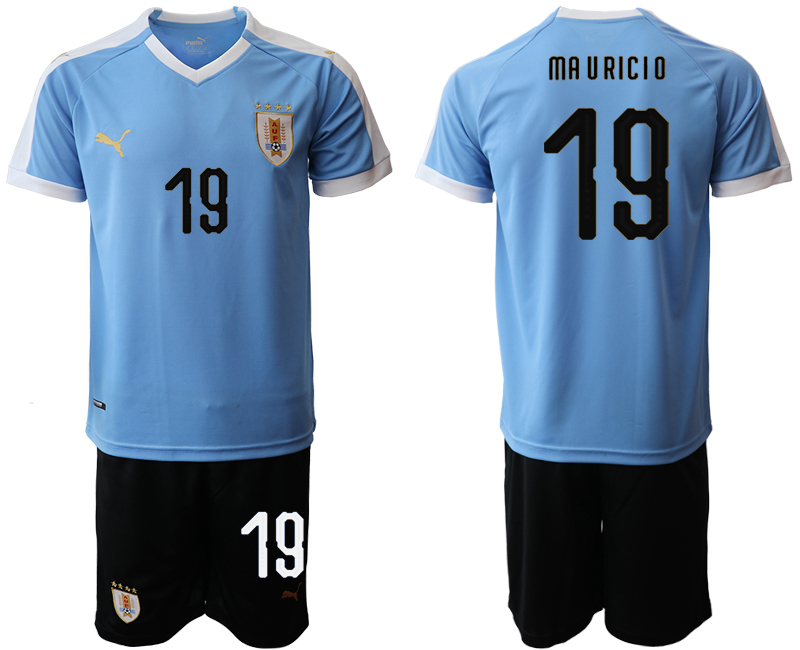 2019-20-Uruguay-19-MA-U-RICI-O-Home-Soccer-Jersey
