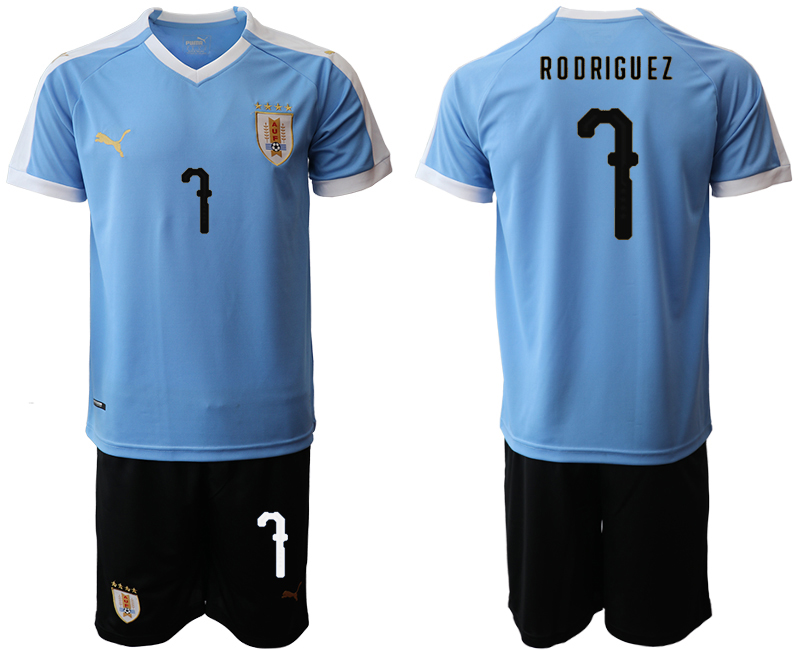 2019-20-Uruguay-7-R-O-D-RIGU-EZ-Home-Soccer-Jersey