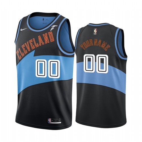 Nike Cleveland Cavaliers Custom Black 2019-20 Classic Edition Stitched NBA Jersey