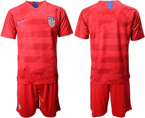USA Blank Away Soccer Country Jersey