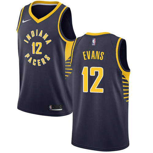 Nike Pacers #12 Tyreke Evans Navy Blue NBA Swingman Icon Edition Jersey