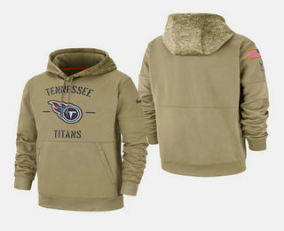 Men's Tennessee Titans 2019 Salute to Service Sideline Therma Pullover Hoodie