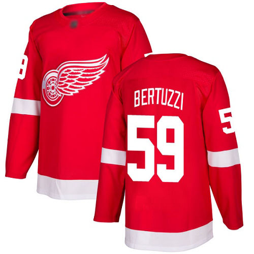 Youth Detroit Red Wings Authentic #59 Tyler Bertuzzi Red Home Jersey