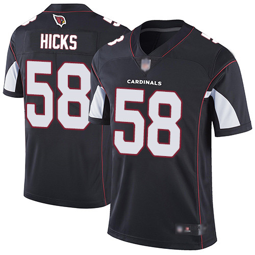 Cardinals #58 Jordan Hicks Black Alternate Men's Stitched Football Vapor Untouchable Limited Jersey