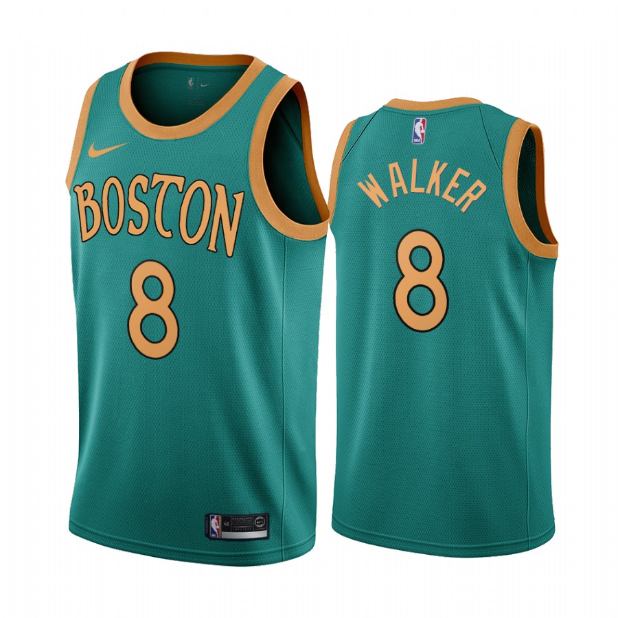 Nike Celtics #8 Kemba Walker Green 2019-20 City Edition NBA Jersey