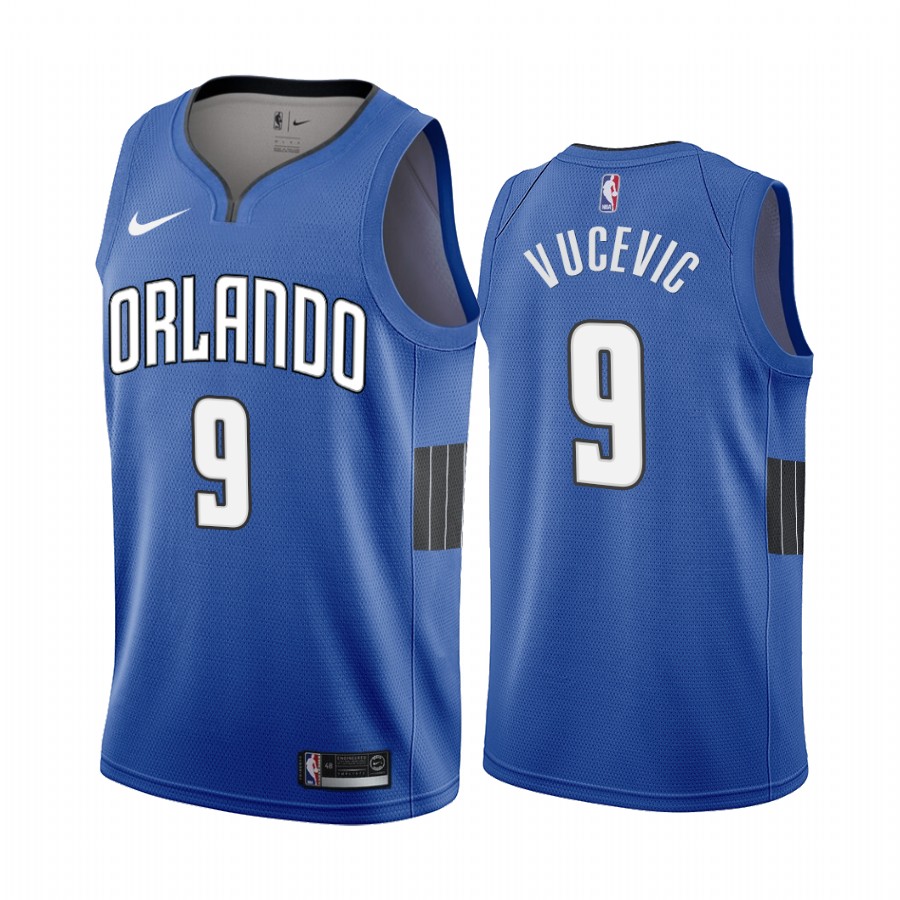 Nike Magic #9 Nikola Vucevic Blue 2019-20 Statement Edition NBA Jersey