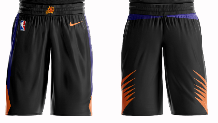 Men's Phoenix Suns Nike Black Short