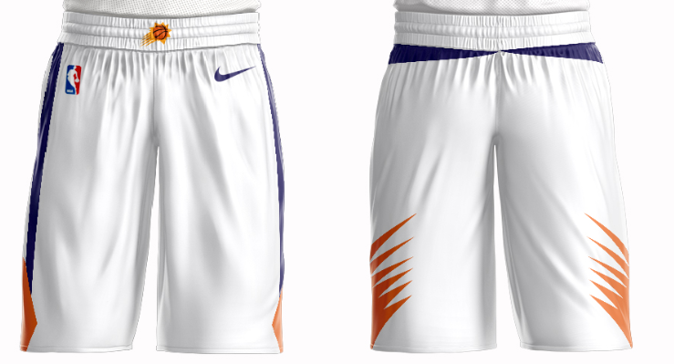 Men's Phoenix Suns Nike White Short