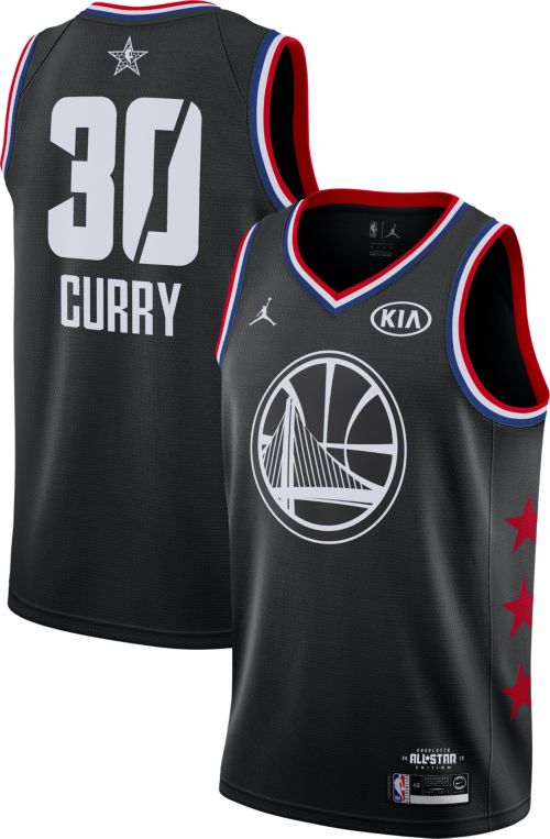 Jordan Men's 2019 NBA All-Star Game #30 Steph Curry Black Dri-FIT Swingman Jersey