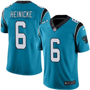 Youth Carolina Panthers Nike #6 Taylor Heinicke Limited Blue Alternate Vapor Untouchable Jersey