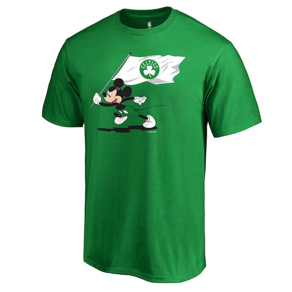 Men's Boston Celtics Fanatics Branded Kelly Green Disney Fly Your Flag T-Shirt