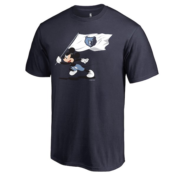 Men's Memphis Grizzlies Fanatics Branded Navy Disney Fly Your Flag T-Shirt