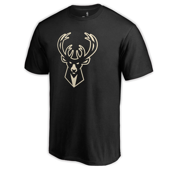 Men's Milwaukee Bucks Fanatics Branded Black Taylor T-Shirt
