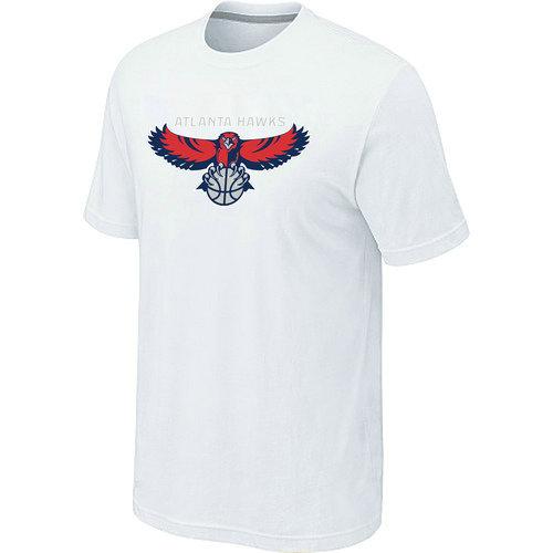 Atlanta Hawks Big & Tall Primary Logo White NBA T-Shirt