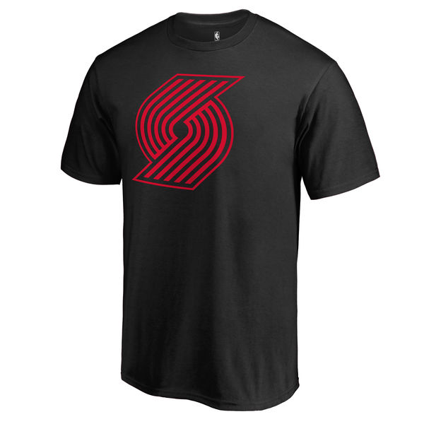 Men's Portland Trail Blazers Fanatics Branded Black Taylor T-Shirt