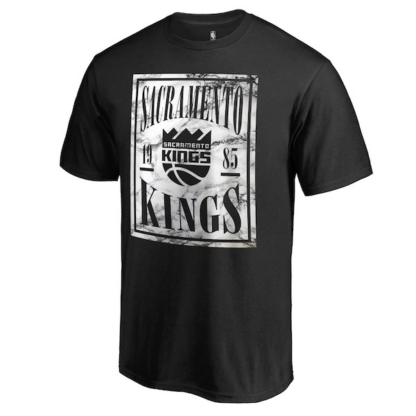 Men's Sacramento Kings Fanatics Branded Black Court Vision T-Shirt