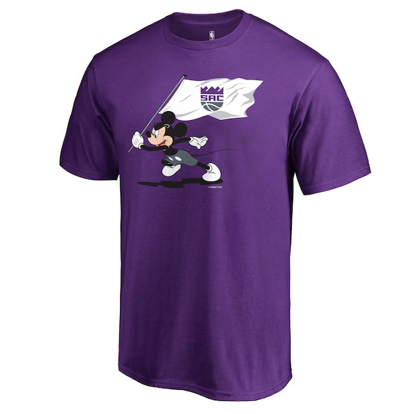 Men's Sacramento Kings Fanatics Branded Purple Disney Fly Your Flag T-Shirt