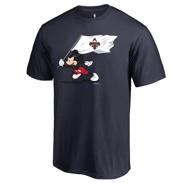 Men's New Orleans Pelicans Fanatics Branded Navy Disney Fly Your Flag T-Shirt