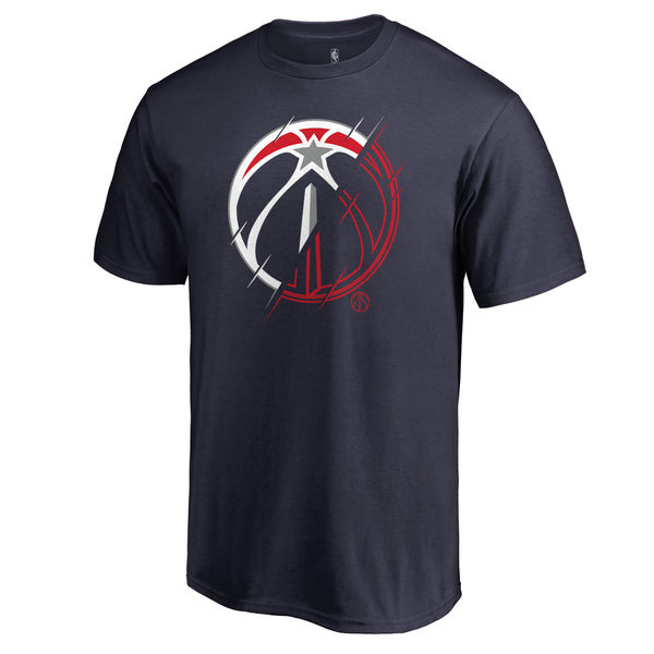Men's Washington Wizards Fanatics Branded Navy X-Ray T-Shirt
