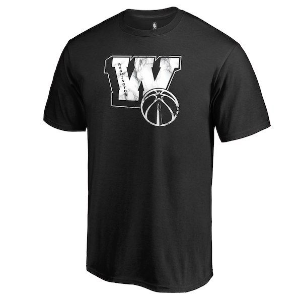 Men's Washington Wizards Fanatics Branded Black Letterman T-Shirt