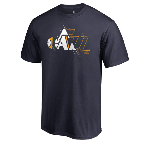 Men's Utah Jazz Fanatics Branded Navy X-Ray T-Shirt