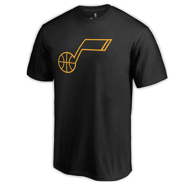Men's Utah Jazz Fanatics Branded Black Taylor T-Shirt