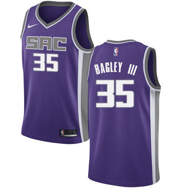 Women's Sacramento Nike Kings #35 Marvin Bagley III Purple NBA Swingman Icon Edition Jersey