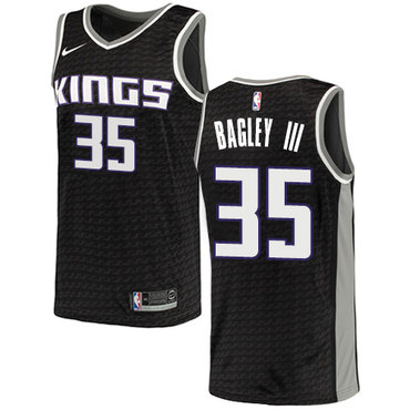 Women's Sacramento Kings #35 Marvin Bagley III Black NBA Swingman Statement Edition Jersey