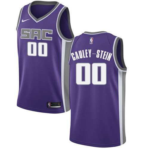 Women's Sacramento Kings #00 Willie Cauley-Stein Purple Basketball Swingman Icon Edition Jersey