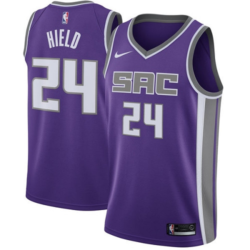 Women's Sacramento Kings #24 Buddy Hield Purple Basketball Swingman Icon Edition Jersey