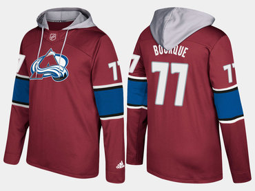 Adidas Colorado Avalanche 77 Ray Bourque Retired Burgundy Name And Number Hoodie