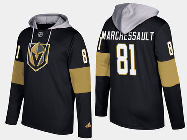 Adidas Vegas Golden Knights 81 Jonathan Marchessault Name And Number Black Hoodie