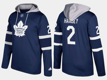 Adidas Toronto Maple Leafs 2 Ron Hainsey Name And Number Royal Hoodie