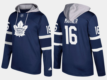 Adidas Toronto Maple Leafs 16 Mitchell Marner Name And Number Royal Hoodie