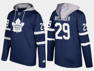 Adidas Toronto Maple Leafs 29 William Nylander Name And Number Royal Hoodie