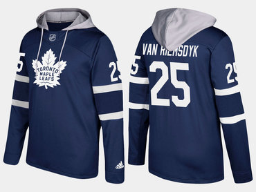 Adidas Toronto Maple Leafs 25 James Van Riemsdyk Name And Number Royal Hoodie