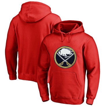 Buffalo Sabres Red Men's Customized All Stitched Pullover Hoodie